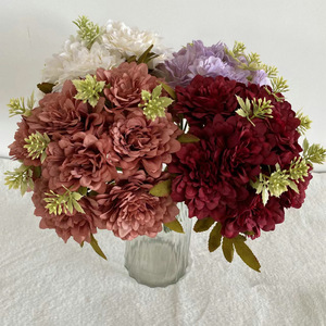 Ramos de Crisantemos Artificiales Suzume Ii, 10 Cabezas Cada Uno, para Decoración de Bodas, Hogar, Fotografía y Paisajismo - Product Image 3