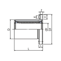 Guía Lineal de Alta Precisión Serie SSLMK-DD SSLMK5DD-S SSLMK10DD-S con Montaje de Brida Cuadrada de Barril Corto Estándar para Máquina CNC