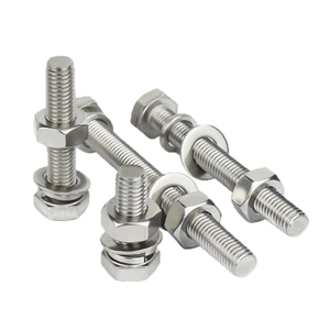 Boulons hexagonaux à tête <span class=keywords><strong>hexagonale</strong></span> en acier inoxydable JR DIN GB 316 304, acier au carbone, M5-M64, finition zinguée - Product Image 3