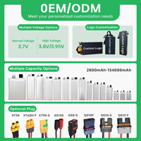 Baterai Drone Pertanian Kapasitas Besar 330wh/kg 66000mah Densitas Energi Tinggi Generasi Baru