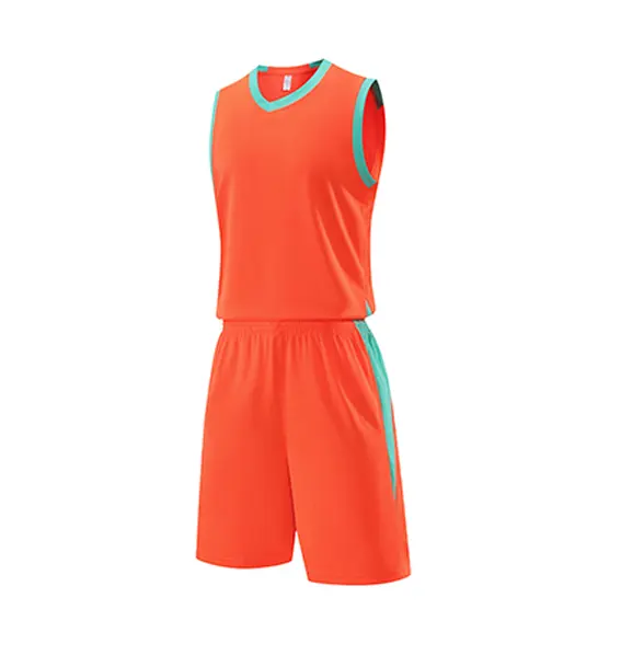 Sıcak satış basketbol üniforması grup takım elbise eğitim koşu spor yarışması nefes spor forması