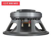 Sweton 12 IT 800 MID Altavoz de 12 Pulgadas y 1600W con Transductor Ecológico de 3 Vías, Sistema Line Array, Sonido Equilibrado para Exteriores