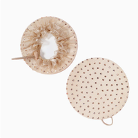 Filet à cheveux en maille orné de strass, extensible et à volants, pour chignon, idéal pour la danse classique et les spectacles sur scène, accessoires pour filles