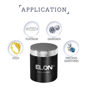 Limpiador de joyería Natural ecológico, Kit de limpieza de joyas líquidas y cepillos con tela, 8OZ - Product Image 6