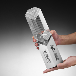 High-End Customizable Large Metal Crystal Award Medal Creative Customization for <strong>Corporate</strong> <strong>Gifts</strong> and Competitions Engraving - Product Image 4