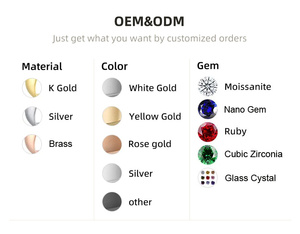 Hot Sale Korean Blue Zirkonia 18 Karat vergoldet verstellbare Blumen ringe - Product Image 6