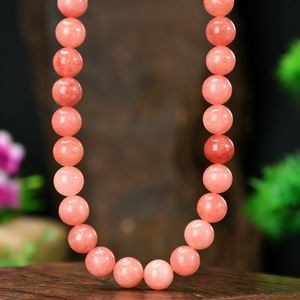 Collier de perles en pierre naturelle 10 mm, chaîne de clavicule colorée haut de gamme pour l'été, <span class=keywords><strong>bijoux</strong></span> en pierre naturelle pour femmes et filles - Product Image 6