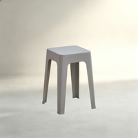 Chaise de salle à manger en plastique et tabouret empilable en plastique, design moderne et coloré, pour restaurant, cuisine, café, style iconique similaire