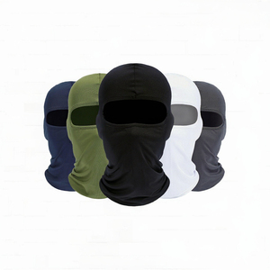 Masque facial en polaire uni unisexe en polyester et élasthanne pour le ski, le vélo et la moto - Product Image 2