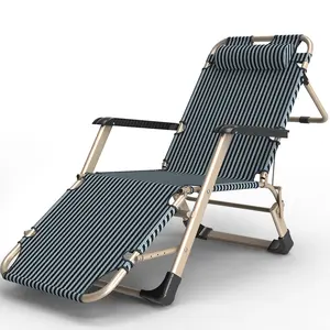 해변 접이식 의자 라운지 무중력 조절 접이식 침대 의자