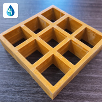 Marchepieds en plastique renforcé de fibres de verre, antidérapants, résistants aux produits chimiques, couleur personnalisée, grille moulée en PRV, vente en gros