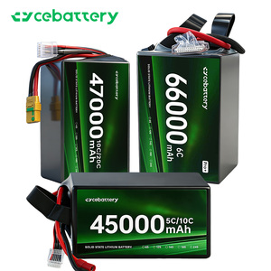 Batería de estado sólido para drones de 66000mAh 6S, paquete ligero de largo alcance para UAV 8S 12S 14S 16S 18S 22S 24S 28S para aeronaves VTOL S-88000ma - Product Image 1