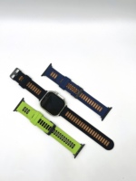 Bracelet de montre en silicone de remplacement pour Watch Ultra 2 42/44/45/46/49 mm avec boucle à ardillon, accessoires pour montre connectée