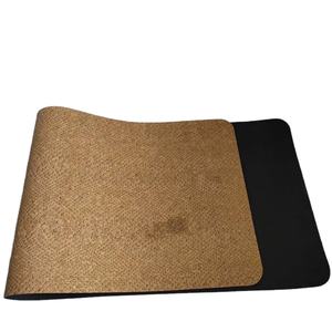 Huayi Organic Eco-Friendly Yogamatte Kork Yoga Mat Set 4mm Natural Rubber Cork TPE Custom Logo Eco-Friendly Tapis Mat De Yoga - Product Image 5