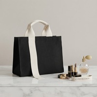 Sac en toile mini imperméable de haute qualité, logo personnalisé, réutilisable, petit sac à main en coton pour boutique, marque privée