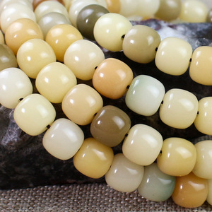 Multi Color <b>Candy</b> Bodhi Root Prayer Beads 108 Count Rosary Bracelet Jewelry DIY <b>Necklace</b> Ethnic Style Geometric Design - Product Image 2