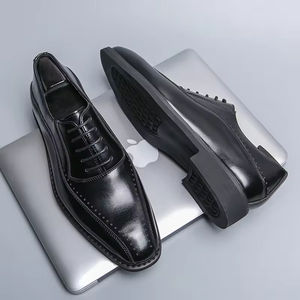 C1022-2 Nouvelles Chaussures Habillées en Cuir pour Hommes à Bout Pointu de Bonne Qualité, Grande Taille, Tendance, pour Mariage et Affaires - Product Image 6