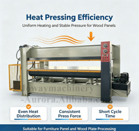 Presse à chaud, presse hydraulique multi-couches pour la lamination de panneaux en placage de bois et contreplaqué