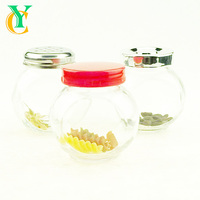Mini bocal en verre hermétique de 200ml 175ml avec couvercle pour confiture de miel dans un récipient de condiments pivotant de cuisine pour le stockage des aliments