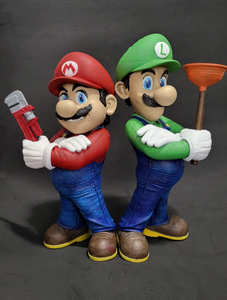 Estatua de Mario <span class=keywords><strong>Bros</strong></span> Personalizada, Estatua de Mario de Resina, Artesanías de Mario <span class=keywords><strong>Bros</strong></span> de Resina para Decoración de Centros Comerciales - Product Image 6