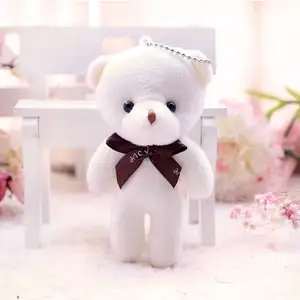 Goedkope Prijs Schattige Kawaii Mini Kleine Teddybeer Pluche Speelgoed Hanger Sleutelhanger Pluche Speelgoed