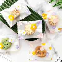 Conception personnalisée thermoscellage mooncake grains noix dessert pain biscuit biscuits OPP plastique petit sac d'emballage pour boulangerie