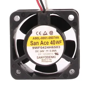 Orijinal Sanyo A90L-0001-0575 # A 12V 48V DC24V 0.09a EC AC 40X40X20MM 4CM 4020 invertör su geçirmez 9WF0424H6503 soğutma fanı