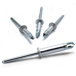 Remache ciego autoperforante NEX Fast Rivet 4.8 x 20 mm, de aluminio y acero, sin pintar, 100 unidades - Product Image 2