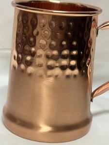 Mugs à mule en cuivre martelé à la main, esthétiques et luxueux, au design classique, pour sublimer le service de cocktails, aux tons riches, texture artisanale, intemporels - Product Image 4