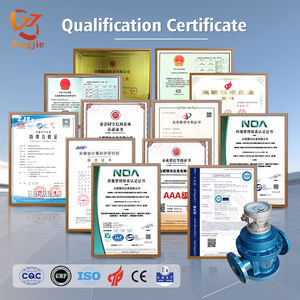 <span class=keywords><strong>Instrument</strong></span> de détection de débit Jingjie en acier inoxydable à double rotor en spirale 6,3 MPa, alimentation par batterie 24 V CC, connexion à bride, signal RS485 - Product Image 6