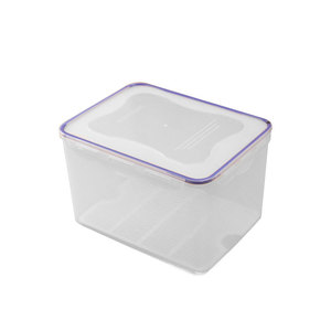 Airtight Food <b>Storage</b> Containers Rectangle Transparent Clip On <b>Lid</b> Large Capacity Household Use - Product Image 4