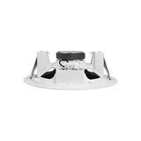 Haut-parleur de plafond ABS 5,25 pouces 8W pleine gamme avec grille métallique pour musique d'ambiance résidentielle