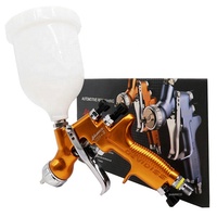 DEVIDISS Original 1.3mm HVLP Pistol Semprot Cat Profesional untuk Mobil Truk Bodi Otomatis 1.3 Topcoat Warna Pernis Cat Air Pistol Semprot Cat