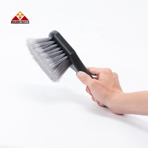 Brosse de détaillage automobile Jinyumi JYM-0135 avec poils doux en plastique gris pour le <span class=keywords><strong>nettoyage</strong></span> des jantes et des pneus - Product Image 5