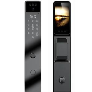 <span class=keywords><strong>Serrure</strong></span> Intelligente <span class=keywords><strong>à</strong></span> Reconnaissance d'Empreintes Digitales, de Veines Palmaires, de Visage 3D et de Mot de Passe, Antivol, en Alliage d'Aluminium, <span class=keywords><strong>pour</strong></span> Portes d'Entrée Cloud - Product Image 6