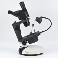ASZ-ZT9B Black Trinocular Jewelry Gemological Dark Field Microscope for the Examination of Diamonds and Gemstones Analysis