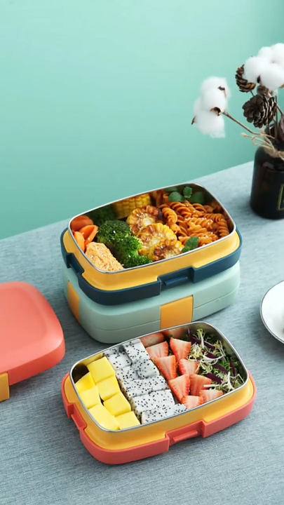304 Stainless Steel sealed Insulated Lunch Box Kids Bento Japanese  Stainless Steel Container Office Steel School Lunch Box