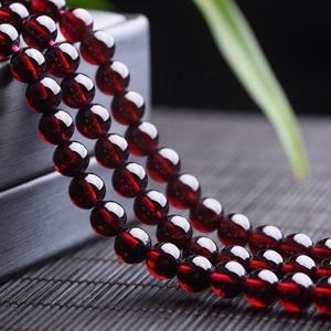 AAAAA หินธรรมชาติ5A สีแดงโกเมนลูกปัดรอบหลวมลูกปัดหินธรรมชาติสำหรับ DIY สร้อยข้อมือเครื่องประดับทำ - Product Image 4