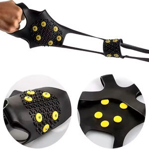 <span class=keywords><strong>Crampons</strong></span> à neige portables en acier et plastique antidérapants à 10 dents, épaisseur de 2 mm, <span class=keywords><strong>crampons</strong></span> universels pour l'escalade en extérieur, emballés dans un <span class=keywords><strong>sac</strong></span> - Product Image 5