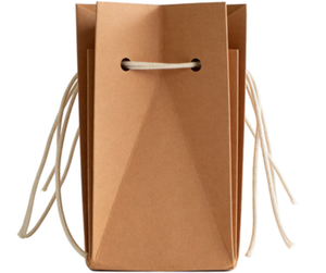 Custom kraft paper shopping bags with handles, eco-friendly and durable, suitable for retail and packaging. - Product Image 5