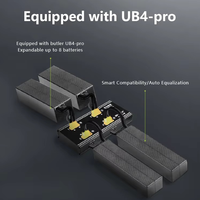 Cargador Inteligente de Doble Canal EV-PEAK U1+ 1200W 25A para Baterías LiPo LiHV de 6-14S, Carga Universal para Drones Agrícolas