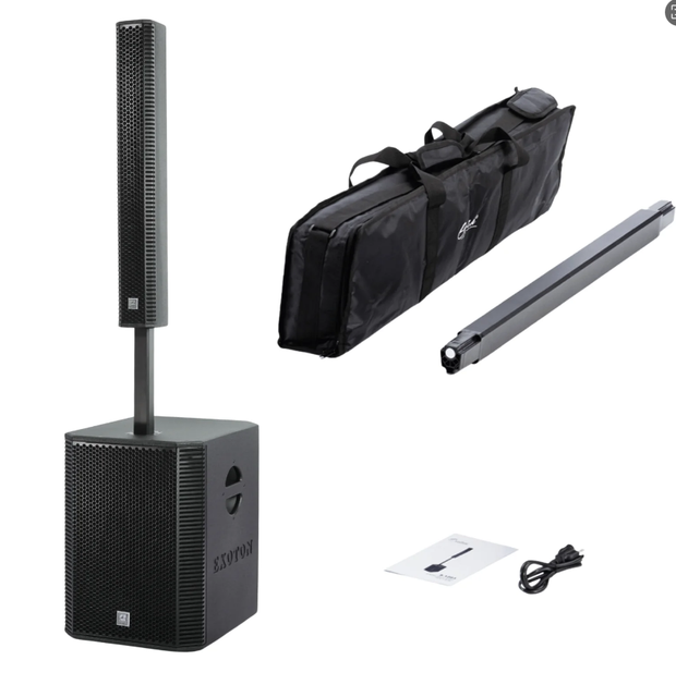 HYANKA S-1503 15" Column Speaker Active DSP Speaker TWS Outdoor Column Speaker 1000W RMS Column Speaker System