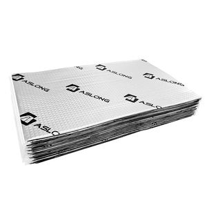 ASLONG Panel acústico ecológico Papel de aluminio plateado Absorción de ruido Alfombrilla insonorizada Estilo popular <span class=keywords><strong>para</strong></span> automóviles Sin olor - Product Image 4