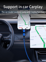 Nouveaux produits tendances 2026 : Câble de charge rapide USB-C vers USB-C 4-en-1 avec logo LED lumineux, tressé en nylon, le plus vendu