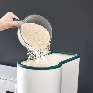 Dispenser Automatico per Riso e Cereali, Design Moderno Stampato a Iniezione, Plastica PP Sicura per Alimenti, Conservazione della Freschezza, Multifunzione per <span class=keywords><strong>Cucina</strong></span> - Product Image 5