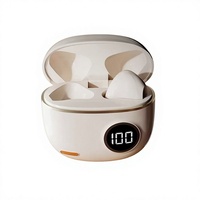Écouteurs TWS semi intra-auriculaires Bluetooth 5.4 étanches, sans fil, haute qualité sonore, commande vocale, longue autonomie, métalliques