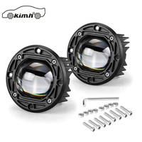 Lampe de travail LED Kimh 30W 12V/24V pour camion tout-terrain/ATV - Rénovation/Mise à niveau avec design hexagonal