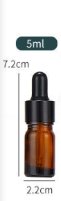 สีน้ำตาล5มล.
