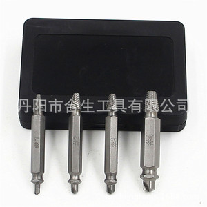 Extractor de tornillos de rosca espiral Mr Drill, juego de herramientas de grado industrial métrico para extracción de pernos dañados - Product Image 1