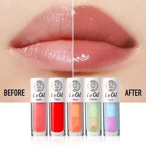 Lippenöl Nicht-Klebriger Glanz Pflege Fruchtgeschmack Lippenbalsam für Trockene Lippen Feuchtigkeitsspendend und Nährend - Product Image 3